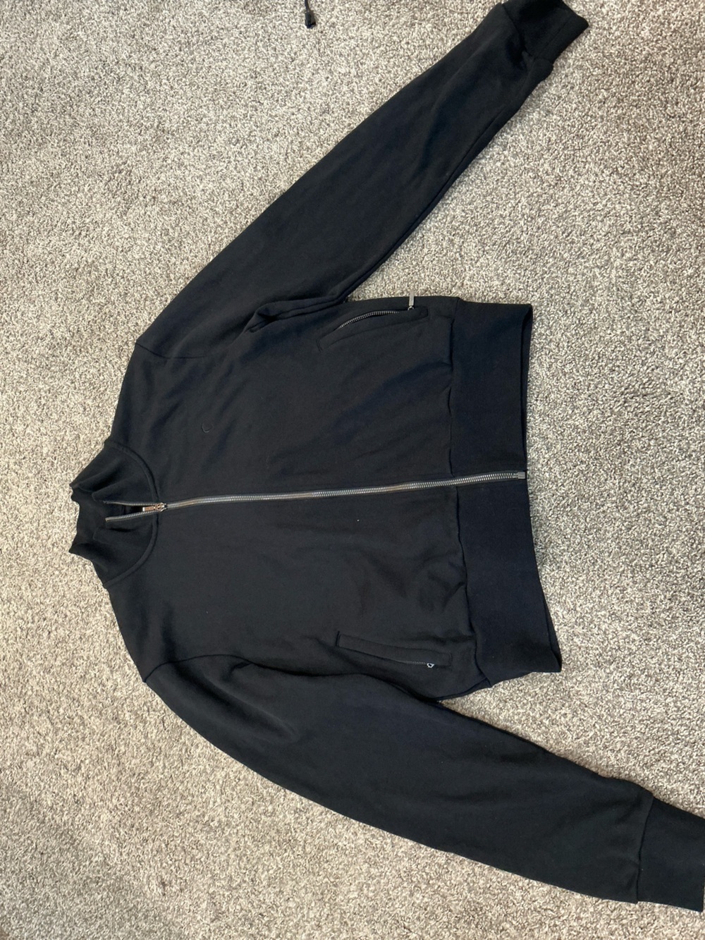 ZYIA Black Zip-Up Jacket